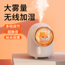 usb Humidifier small office desktop home silent bedroom dormitory student purified air cute female mini pregnant woman baby essential oil aroma diffuser spray wireless night light girl gift