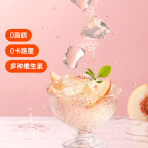 Pastoral chia seeds sucking jelly konjac 0 Zero card fat replacement meal konjac low white peach grape lemon snack