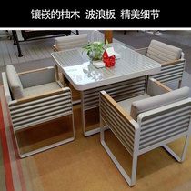 Aishang Garden Outdoor Courtyard Villa Garden Terrace Balcony Outdoor Tables and Chairs Swing Sunshade Canopy