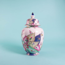 GERODI brand white hand-painted general can General bottle countertop art Chinese American French ceramic jewelry