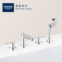 German Gaoyi Baude faucet double handle cold and hot water four-hole cylinder side faucet bathtub 2512000A