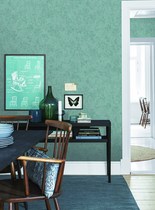 Zhenshi light green seamless wall covering light luxury modern small fresh living room bedroom children's room seamless wall covering
