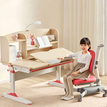 Guangmingyuan di F120 childrens learning desk writing table can lift and take care of childrens learning function table and chair set