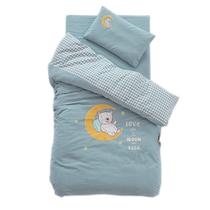 Three-piece children of water washing cotton kindergarten quilt are sleeping in the garden special six-piece suite suit