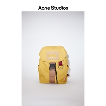 Acne Studios2022 spring summer new clamshell drawing rope for men and women with the same double shoulder backpack C10110-ABM