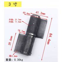 Iron door hinge large hinge heavy door removal door shaft cylindrical iron door hinge welding hinge 3 inches 4 inches