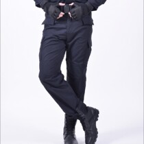 Outdoor summer Spring and Autumn Winter men and women work wear-resistant single pants Tibetan grid training summer pants training training
