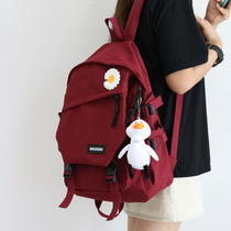2021 new school bag female Korean version of Harajuku ulzzang backpack high school students junior high school students large capacity backpack