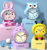 Small alarm clock mini home time display children self-discipline Net red ins Super fire Primary School students cartoon can talk