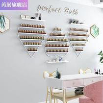 Nail art shelf wall hanging heart display rack Nail Polish glue frame heart wall rack nail shop nail Nail Polish glue
