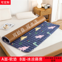 Wen Nan winter and summer mat student dormitory 0 9 meters single double rental house family rented house rattan seat 1 2 mattress