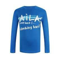 Kailo Stone Childrens Outdoor Sports Quick Clothes Childrens Wear Long Sleeve Breathable Function Quick Dry T-shirt KG810281