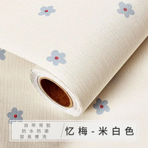 Fields Garden Small Crushed Flower Self-Glued Wall Paper Bedroom Cozy Girl Net Red Background Wall Dorm Waterproof Home Self-Sticking Wallpaper
