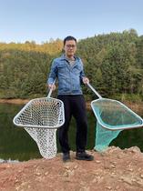 New stainless steel Transcript mesh thickened One fishing net super sturdy fish fishing gear online pocket Transcript of fishnet Large number