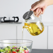 Glass oil jug Home anti-leak oil Oil Tank Sauce Kitchen Oil Bottle Inverted Oil Large Capacity Vinegar Pot Seasoning Bottle
