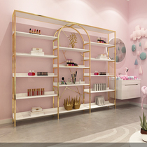 Cosmetics display rack Nail shop beauty beautification store skin care product display showcase modern simple multi-layer shelf