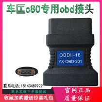 Carpenter C80 Joint car fault diagnosis instrument Detector Plug-piece OBD Joint plug OBDIl-16 needle New