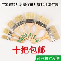 La 1 inch paint brush 15 inch pig hair 2.5 inch 3 inch 4 inch 5 inch pig hair brush