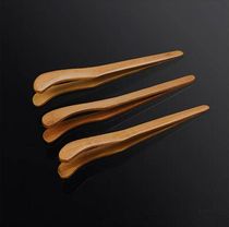 Bamboo tea clip tea ceremony accessories environmentally friendly handmade tea clip bamboo wood tea cup clip tweezers kung fu tea set