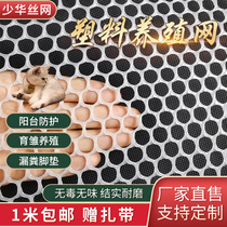 Material partition piece balcony table protective net plastic mesh chicken brood foot pad mesh sealing window anti-cat net hole