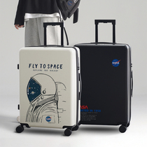 NASA luggage mens trend 24 inch student trolley case women Net red ins New 20 fashion travel leather box