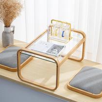 Kang table rural household meals on the small table on the floating window light luxury tatami short feet bedroom sitting on the ground