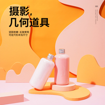 不规则几何摄影摆拍道具ins风立方体拍照套装化妆品饰品创意静物摆件场景拍摄小道具莫兰迪色系彩色背景板