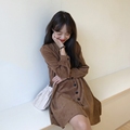 Early autumn can be salt can be sweet dress gentle wind long-sleeved corduroy skirt spring and autumn ins fried street skirt super fairy temperament
