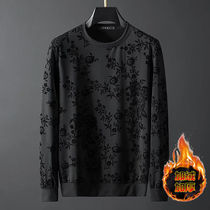 European station light luxury vests men flocking dark lines autumn and winter new large size sports leisure large size men's jacket tide