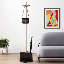 Simple coat rack Modern household hanging clothes rack Floor-to-ceiling storage rack) Know home