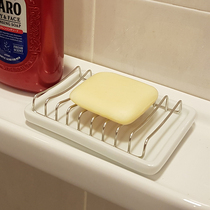 (Can put laundry soap)Japanese large double layer with drain soap box Soap dish soap holder Soap holder