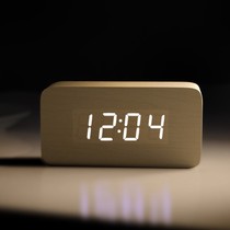 Japanese simple big digital alarm clock table living room desk clock table clock pendulum students bedside music electronic mute