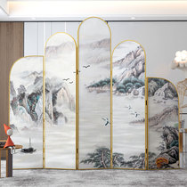 Aluminum alloy luxury screen partition simple modern bedroom block home living room porch folding mobile office