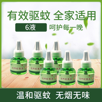 Electric heating mosquito repellent liquid odorless baby pregnant woman liquid home without incense repellent liquid plug-in electric mosquito killer mosquito 6 liquid