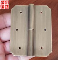 Minqing Chinese imitation classical vegan noodles brass wine cabinet TV cabinet door flat open and removable Ming-fit hinge hinge hinge