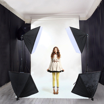 Clothing model shooting set four single light soft light studio studio photography light set soft light box shooting
