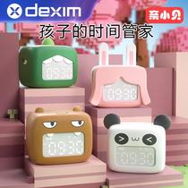Talking small alarm clock students use timer children Boy bedroom special smart electronic clock get up artifact