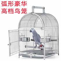 Bird cage large medium and large gray parrot out cage wren starling 304 stainless steel luxury large villa cage