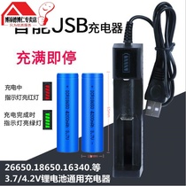 18650 lithium battery flat 4200 mA 3 7V 4 2 multifunction universal flashlight battery charger