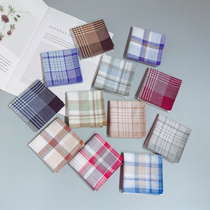 Go to the season carry-on handkerchief pure cotton small square towels wedding handkerchief sweaty sweaty sweaty old vintage male handkerchief