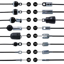 Fitness equipment accessories STEEL wire rope steel cable HOUSEHOLD commercial equipment supporting gantry special 6MM wear-resistant black