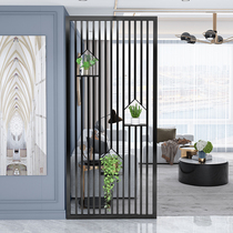 Light luxury entrance entrance porch partition modern simple screen partition bedroom shelter home stainless steel entrance cabinet