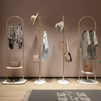 Marble coat rack ins Net red hanging clothes shelf floor home bedroom simple modern creative hanger