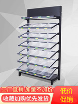 Cabinet commercial supermarket bulk cargo bulk Bulk called snack shelf single double-sided thick shelf small food household