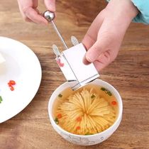 Tofu knife chrysanthemum Vence mold diy stainless steel shredder kitchen good thing recommended practical gadgets
