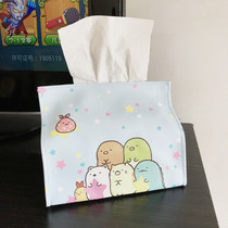 Tissue set Day single corner tissue box Corner Corner home storage paper bag towel set bedroom car paper bag