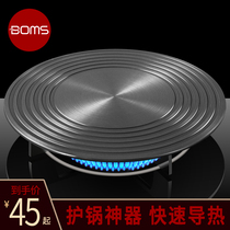 German kitchen gas stove heat conduction plate household gas stove heat conduction sheet thawing anti-pot bottom burning black energy saving heat conduction plate