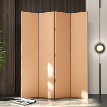 Modern minimalist solid color screen curtain partition living room bedroom block hotel office folding home mobile folding screen