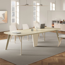Conference Table Long Table Brief Modern Office Table Large Small Strip Table Bench Negotiating Table And Chairs Combination