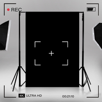 Black light-absorbing background cloth Pure black professional photography light-absorbing cloth Black cloth photo flannel shooting video background board